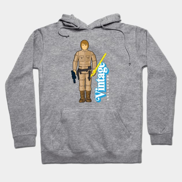 Vintage Collector - Bespin Fatigues (Brown Hair) Hoodie by LeftCoast Graphics